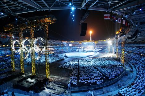 Lo stadio Olimpico in occasione della cerimonia di chiusura (foto Michele d'Ottavio)